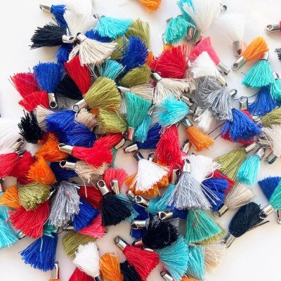 Pompons en tissus | Plusieurs couleurs disponibles